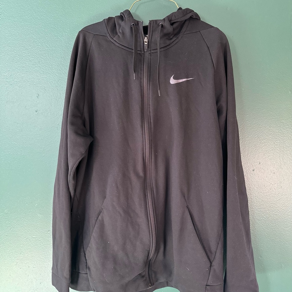 Nike Black Zip-Up Hoodie